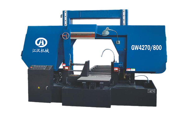 彭泽GW4270/800双柱龙门卧式带锯床